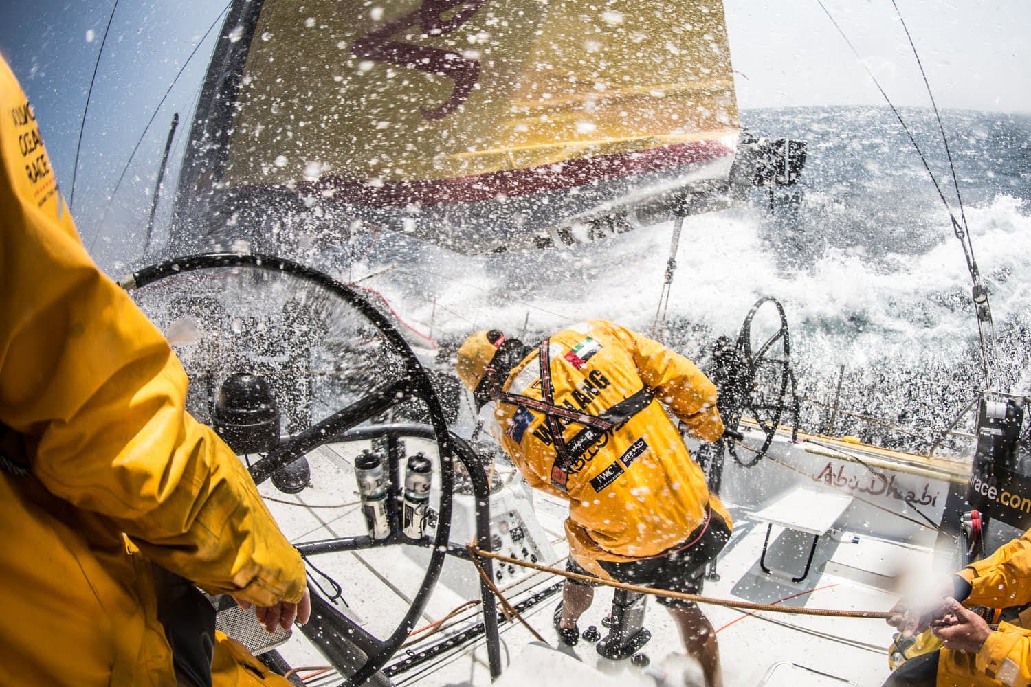 Третий этап Volvo Ocean Race – историческая победа яхты под Китайским флагом. Третий этап Volvo Ocean Race – историческая победа яхты под Китайским флагом.